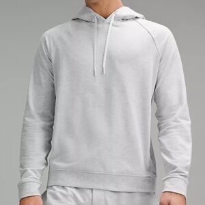 Lululemon City Sweat Pullover Hoodie, Heathered Light Grey, Size Medium